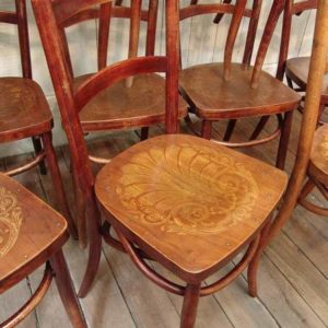 LUTERMA Bistro chairs from Estonia, Northern Europe c.1920