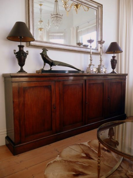 Mahogany four door sideboard (enfilade) c.1900