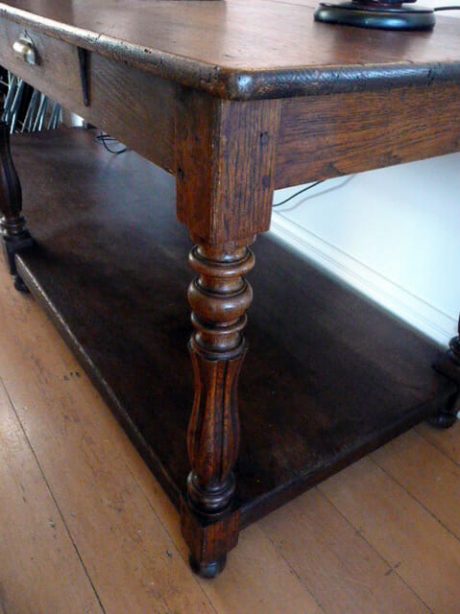 French oak Drapers table c.1920