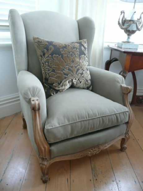 Pair of bleached oak bergeres from Belgium c.1900