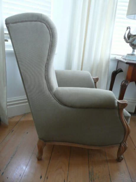 Pair of bleached oak bergeres from Belgium c.1900