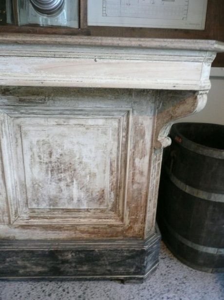 Antique shop counter with original painted patina c.1900