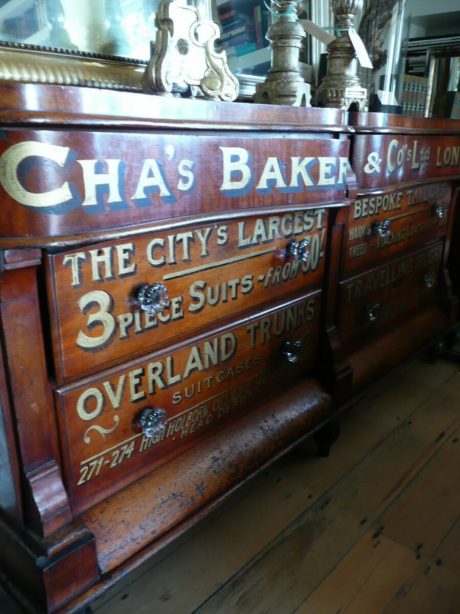 A Victorian Chas Baker & Co Menswear shopfitting unit c.1880