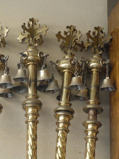 French brass processional church Bells c.1880 -1900