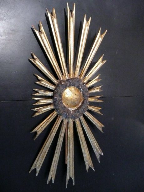 Giltwood and Gesso altar woodwork element from deconsecrated church in France