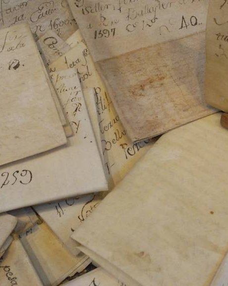 16th century hand scripted Spanish Velum deeds