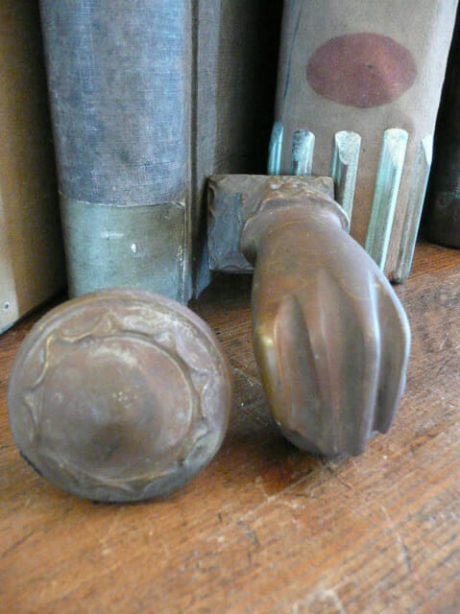 Cast iron door knocker c.1900