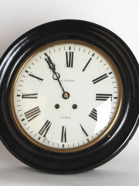 A Belgian Gerard Liege Oeil-de-boeuf clock c.1860