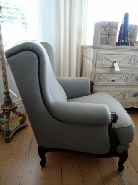 Pair of large and comfortable French armchairs c.1950