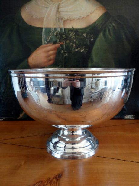 French Lanson silver plated champagne bucket