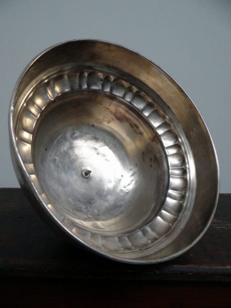 Antique 19th century silver plated cloche bell food cover