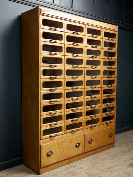 Large haberdashery unit from an English gents wholesalers