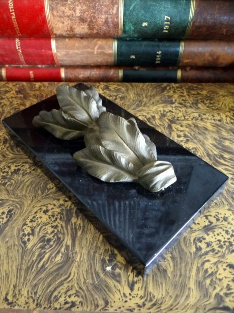 Victorian bronze desk paperweight