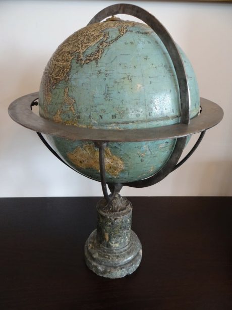 Nineteenth century French Empire Table Revival globe c.1858 - 1868