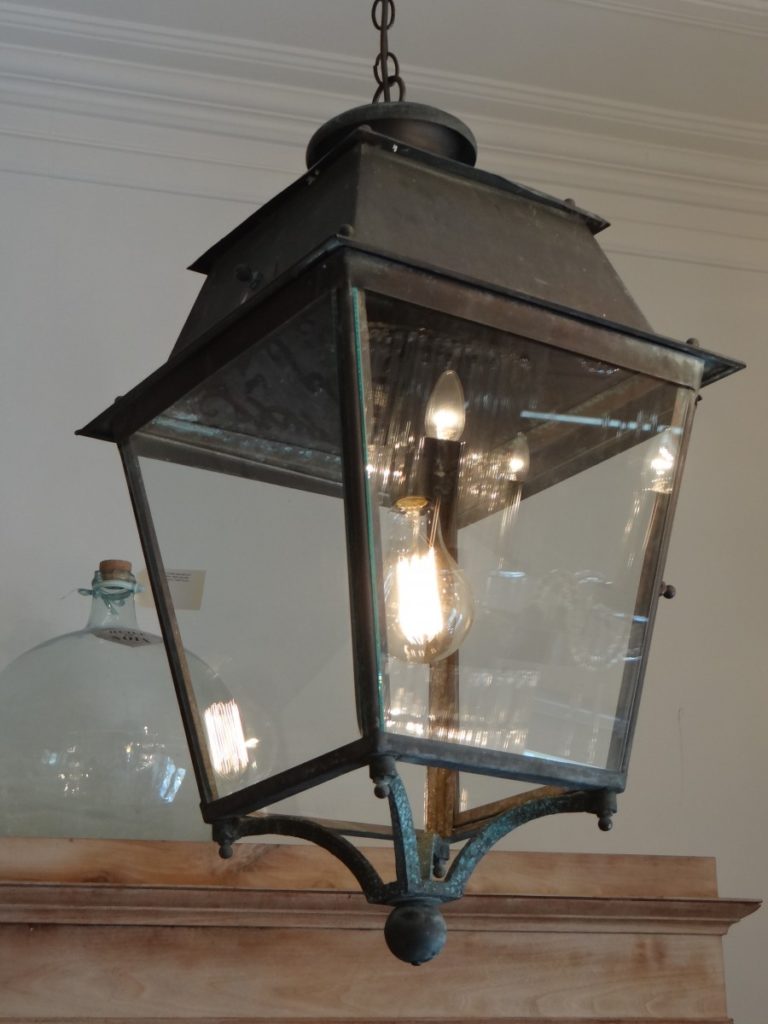 Antique French Copper hanging lantern c.1900 – European Antiques