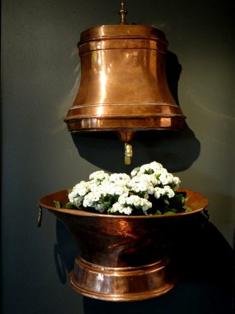 Antique 18th century French copper kitchen fountain c.1790