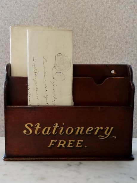 Early 20th Century Hotel stationery holder