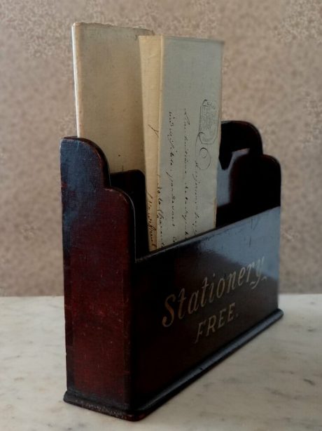 Early 20th Century Hotel stationery holder