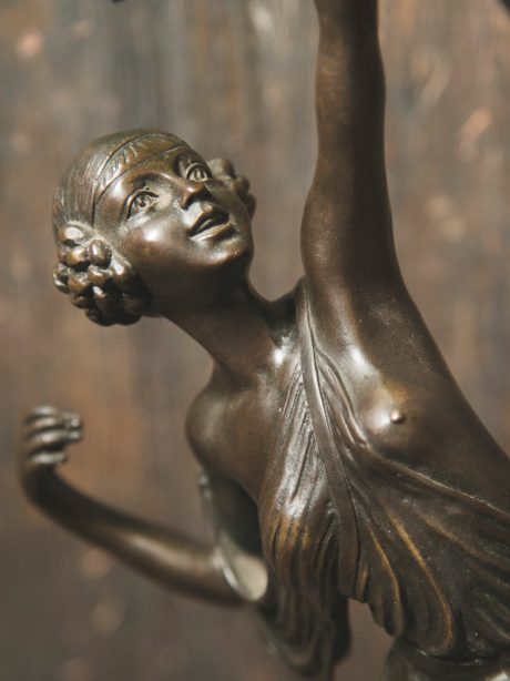 Art Deco Bronze statue of Diana the Huntress c.1920