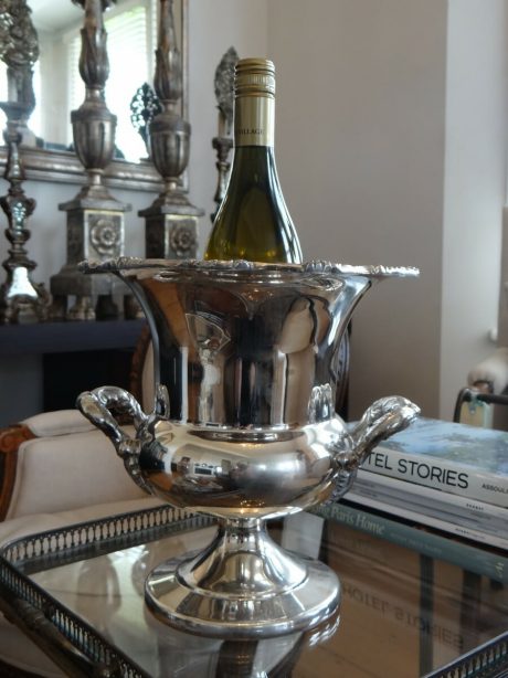 Silver plated champagne bucket