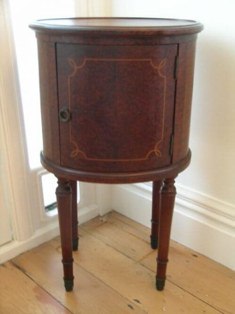 Pair of Thuya Burr oval bedside tables