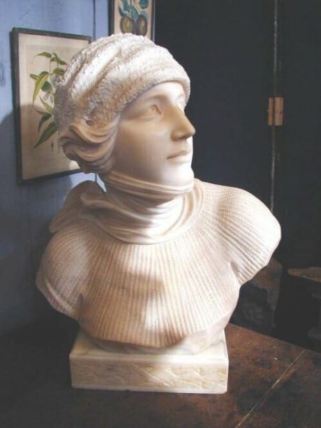 Art deco marble bust c.1920