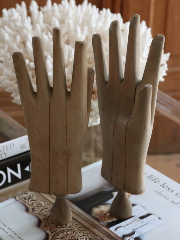 Antique wooden hand glove dryers – European Antiques