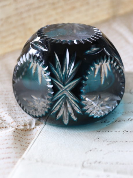 Val St Lambert crystal paperweight