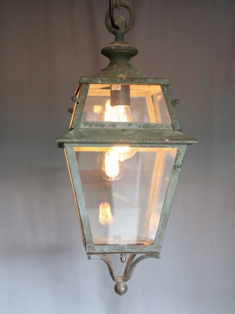 Wrought iron lantern