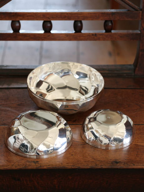 French Christofle Silver Plated TORSADES Bowls