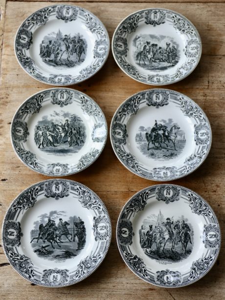 Belgian Boch Freres Napoleonic battle plates