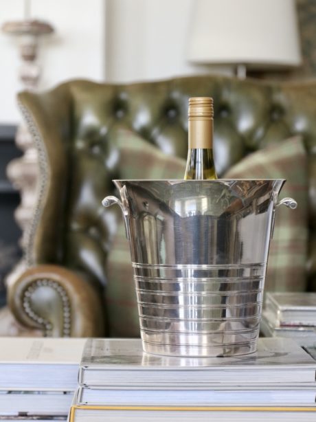 Art Deco silver plate champagne bucket