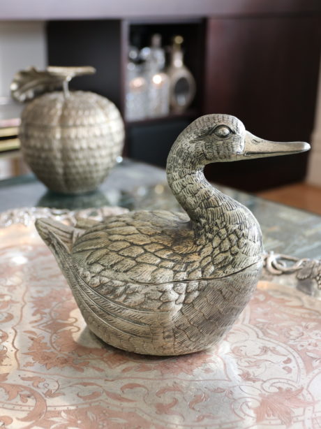 Italian Mauro Manetti Duck ice bucket