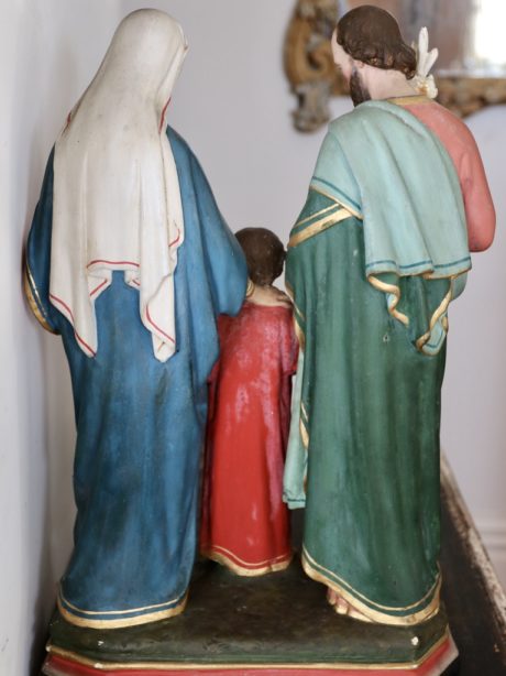 Plaster sculpture of The Holy family c.1880