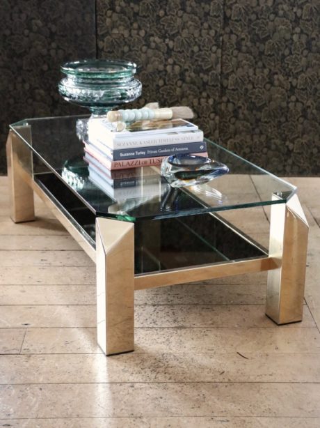 23 carat gold plated coffee table from Belgo Chrom