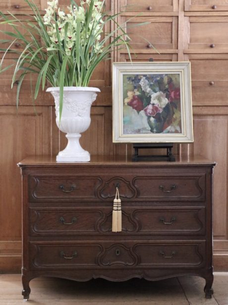 Louis XV period oak chest of drawers