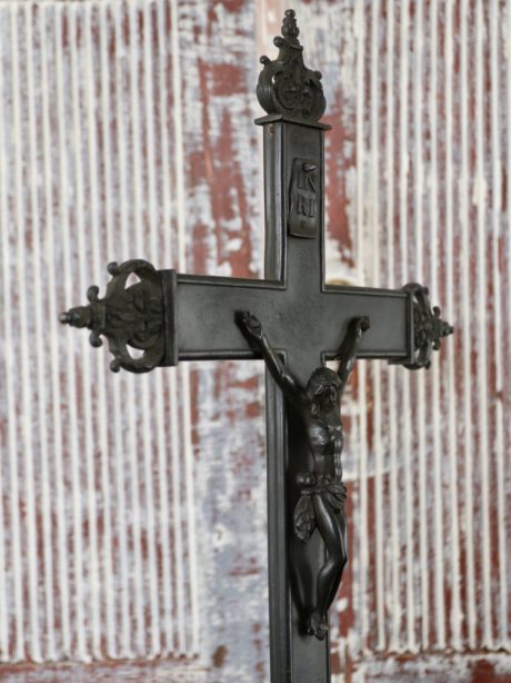 19th century French Bronze Cross