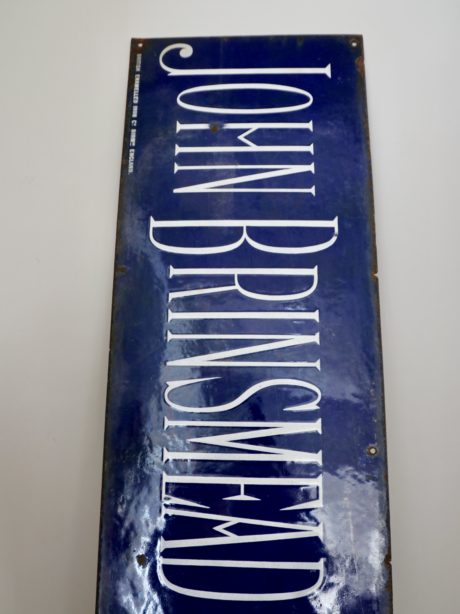 A Victorian enamelled Trade Sign