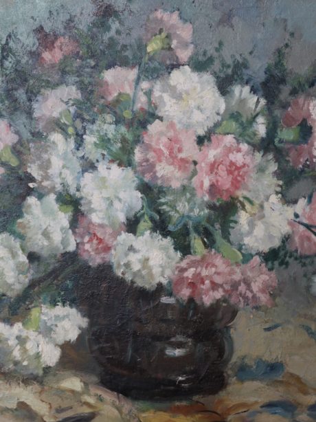 Belgian Floral still life by Marguerite Aers 