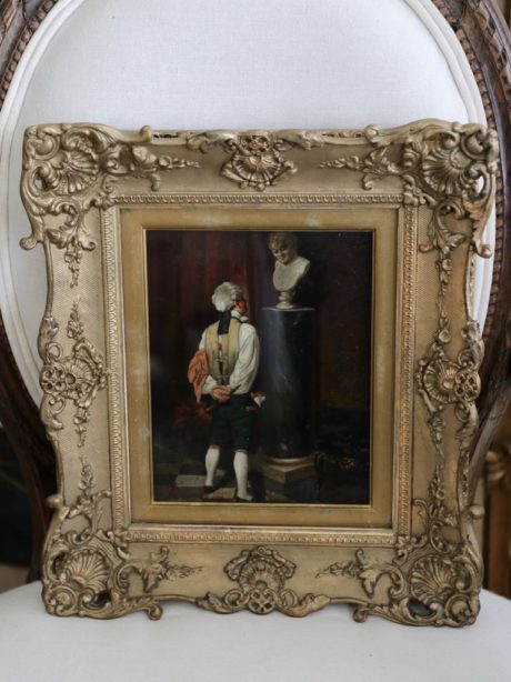 A pair of antique Dutch School paintings c.1870