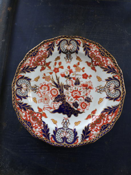 An antique Royal Crown Derby plate