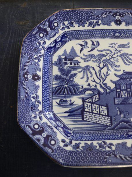 BLUE WILLOW  Burleigh Ware “ platter