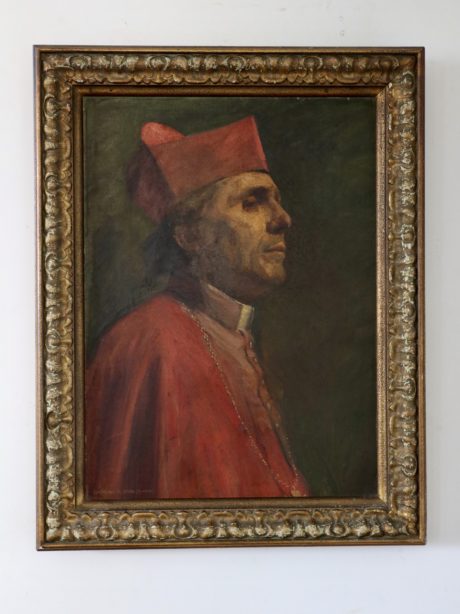 Cardinal Oil Painting by Gertrude Steel