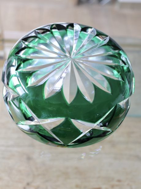 Emerald cut crystal Fruit bowl by Saint Louis