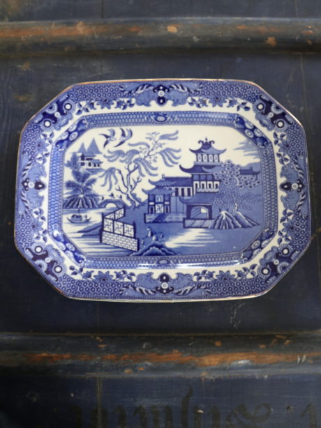 BLUE WILLOW  Burleigh Ware “ platter