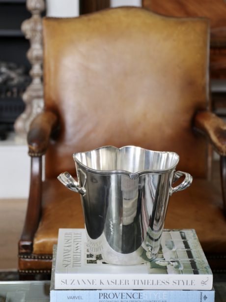 Art Deco silverplate champagne bucket