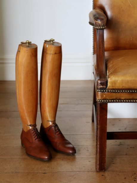 An antique pair of gentleman's boot lasts