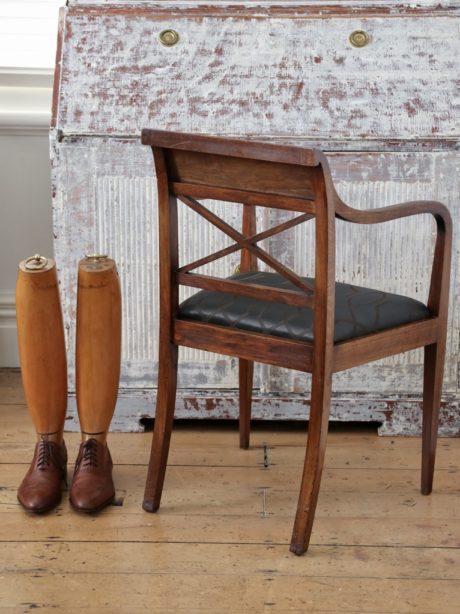 Pair of Rosewood Biedermeier Arm chairs