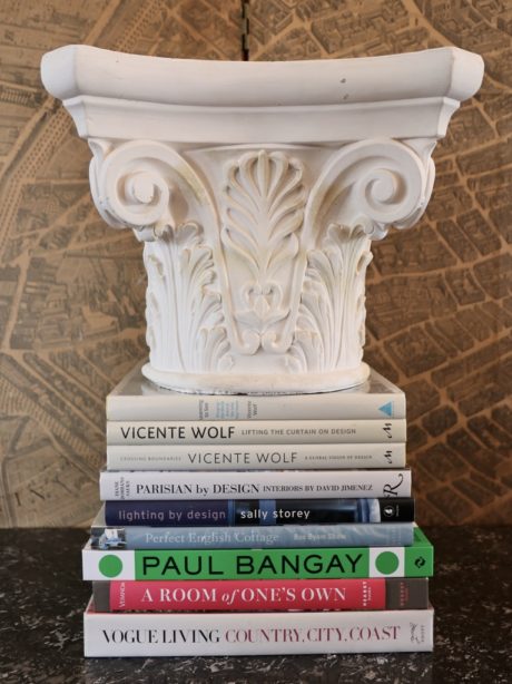 A trio of plaster capitals from England